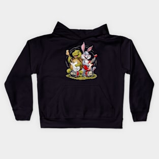 Tortoise and the Hare Rock And Roll Kids Hoodie